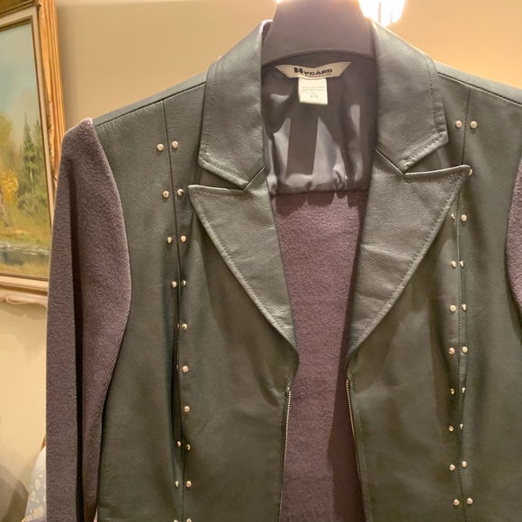 Nygard black leather jacket .size : M - Picture 13 of 14